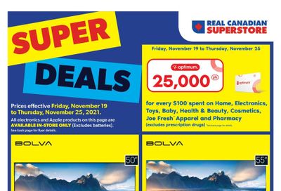 Real Canadian Superstore (West) Black Friday Flyer November 19 to 25, 2021