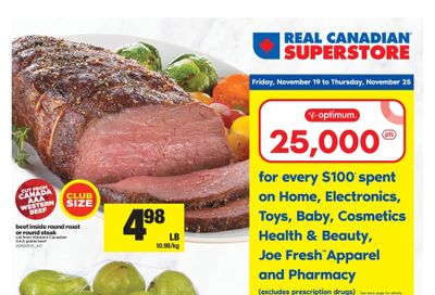 Real Canadian Superstore (West) Flyer November 19 to 25, 2021