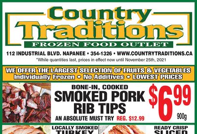 Country Traditions Flyer November 18 to 25