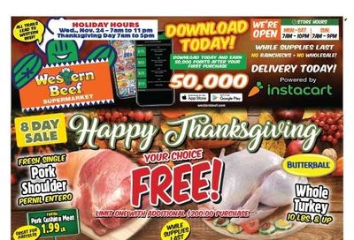 Western Beef (FL, NY) Weekly Ad Flyer November 18 to November 25