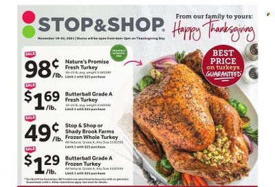 Stop & Shop (NJ) Weekly Ad Flyer November 18 to November 25