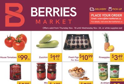 Berries Market Flyer November 18 to 24