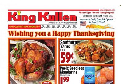 King Kullen (NY) Weekly Ad Flyer November 18 to November 25