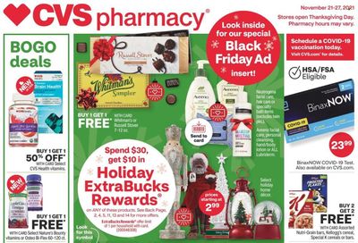 CVS Pharmacy Weekly Ad Flyer November 18 to November 25