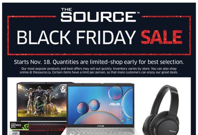 The Source Black Friday Flyer November 18 to 24, 2021