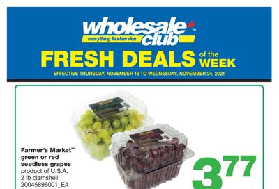 Wholesale Club (West) Flyer November 18 to 24