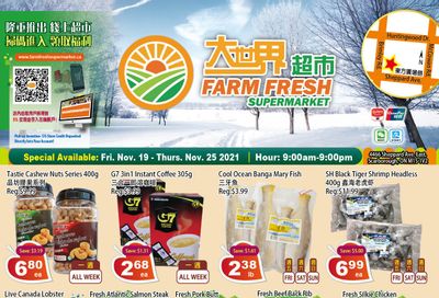 Farm Fresh Supermarket Flyer November 19 to 25