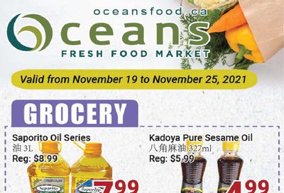 Oceans Fresh Food Market (Mississauga) Flyer November 19 to 25