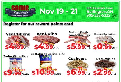 Samir Supermarket Flyer November 19 to 21