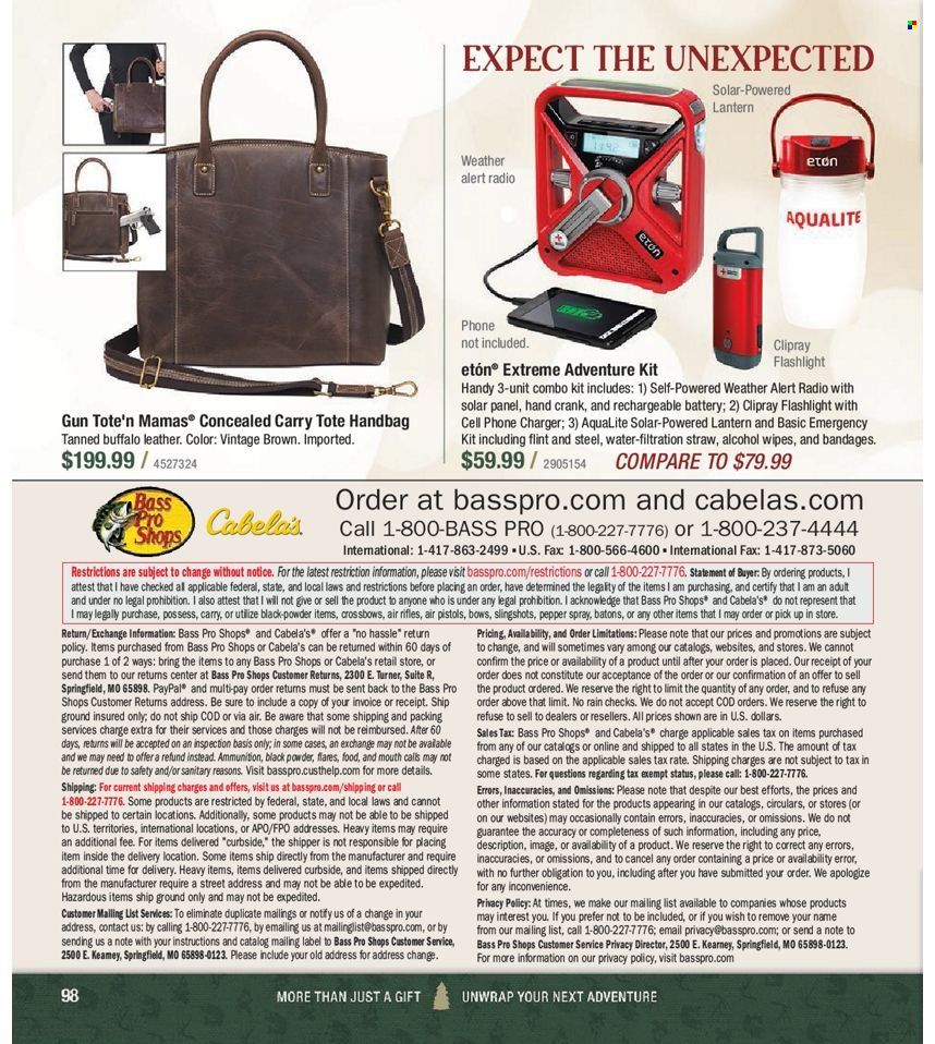 Bass Pro Shops Weekly Ad Flyer November 19 to November 26