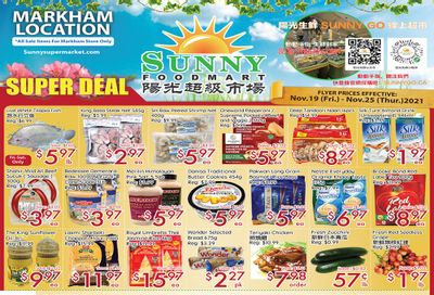 Sunny Foodmart (Markham) Flyer November 19 to 25