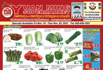 Yuan Ming Supermarket Flyer November 19 to 25