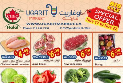 Ugarit Market Flyer November 17 to 22