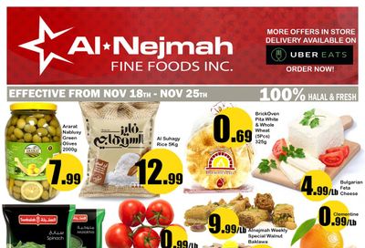Alnejmah Fine Foods Inc. Flyer November 18 to 25