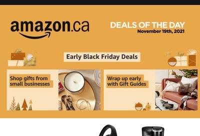Amazon.ca Daily Deals Black Friday Flyer November 19, 2021