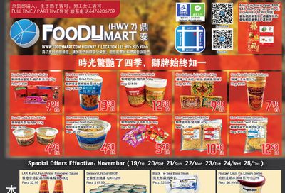 FoodyMart (HWY7) Flyer November 19 to 25