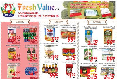 Fresh Value Flyer November 19 to 25