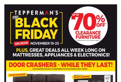 Tepperman's Black Friday Flyer November 19 to 25, 2021