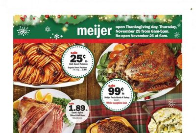 Meijer (MI) Weekly Ad Flyer November 19 to November 26