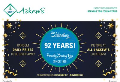 Askews Foods Flyer November 21 to 27
