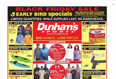 Dunham's Sports Weekly Ad Flyer November 21 to November 28