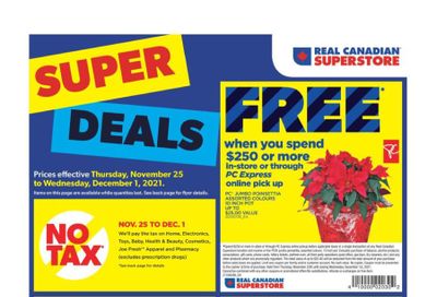 Real Canadian Superstore (ON) Black Friday Flyer November 25 to December 1, 2021