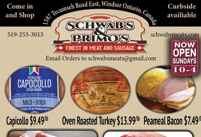 Schwab's & Primo's Flyer November 23 to 29