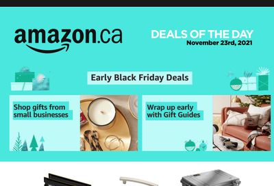 Amazon.ca Daily Deals Black Friday Flyer November 23, 2021