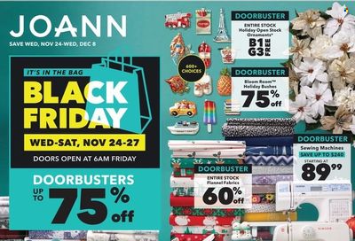 JOANN Weekly Ad Flyer November 23 to November 30