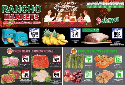 Rancho Markets (UT) Weekly Ad Flyer November 24 to December 1