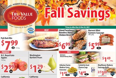 Tru Value Foods Flyer November 24 to 30