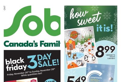 Sobeys (ON) Flyer November 25 to December 1