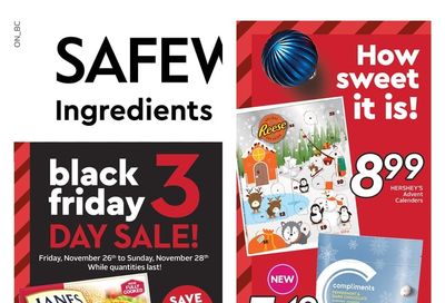 Safeway/Sobeys (BC) Flyer November 25 to December 1