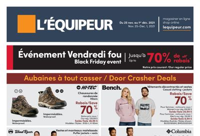 L'Equipeur Black Friday Flyer November 25 to December 1, 2021