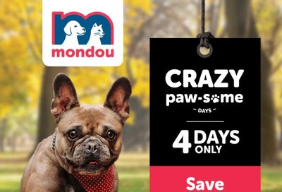 Mondou Crazy Paw-Some Days Flyer November 25 to 28