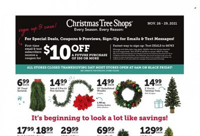 Christmas Tree Shops Weekly Ad Flyer November 24 to December 1