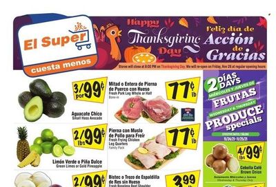 El Super (CA, NM, NV, TX) Weekly Ad Flyer November 24 to December 1