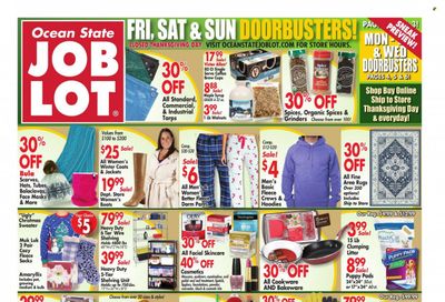 Ocean State Job Lot (CT, MA, ME, NH, NJ, NY, RI) Weekly Ad Flyer November 24 to December 1