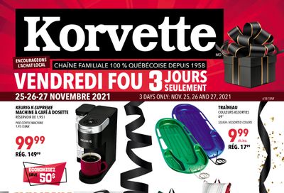 Korvette Black Friday Flyer November 25 to 27, 2021