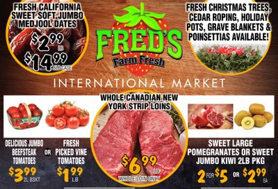 Fred's Farm Fresh Flyer November 24 to 30
