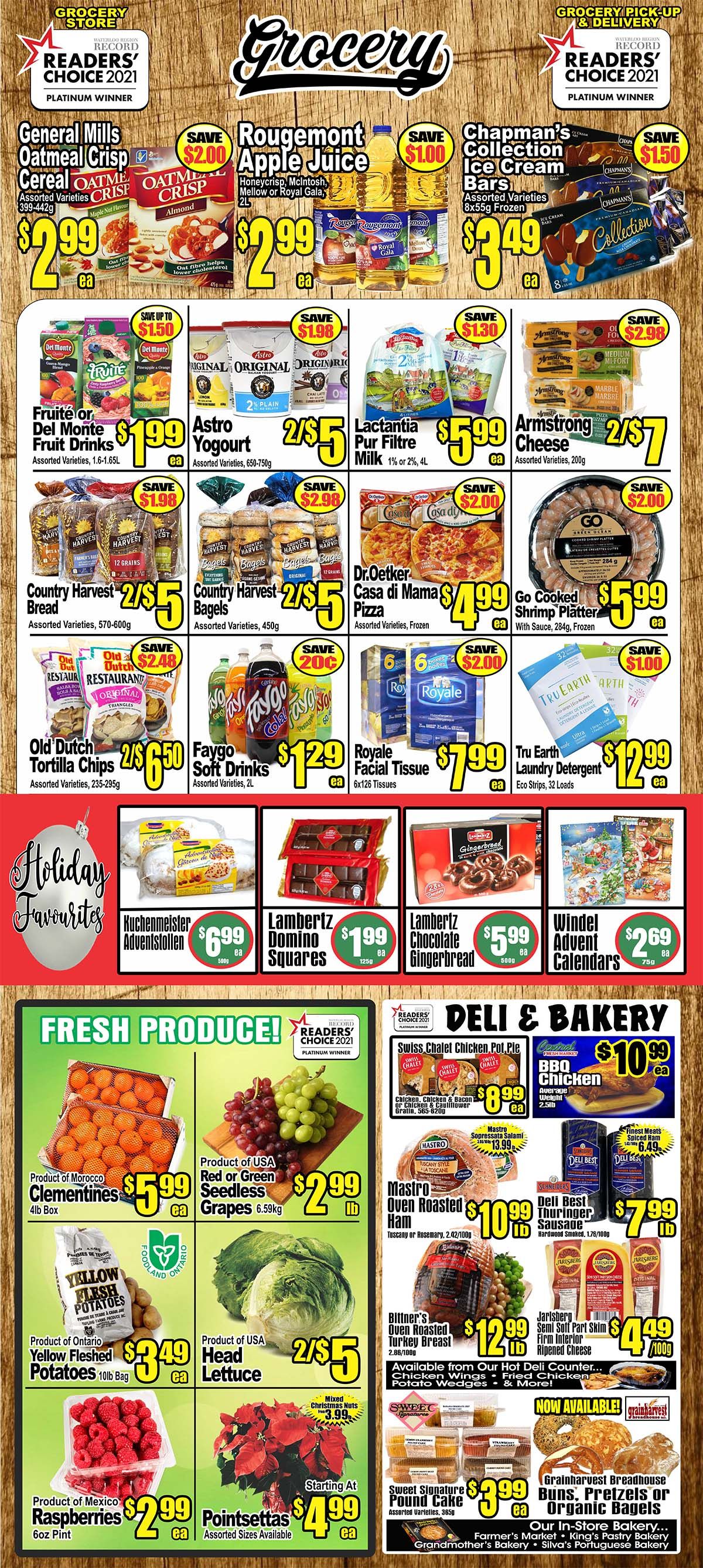 Central Fresh Market Flyer November 25 to December 2