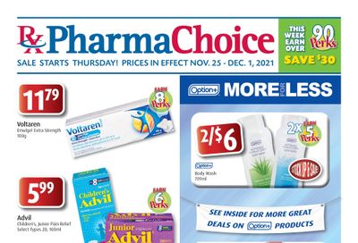 PharmaChoice (BC, AB, SK & MB) Flyer November 25 to December 1