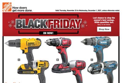 Home Depot (ON) Black Friday Flyer November 25 to December 1