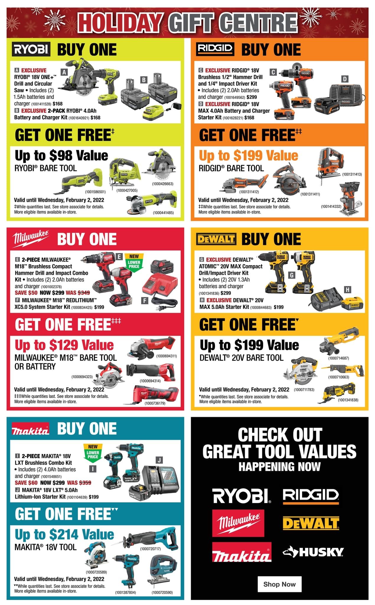 Home Depot Black Friday Pro Flyer November 25 to December 8