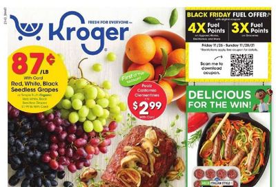 Kroger (GA, IL, LA, MI, OK, SC, TN, TX, VA) Weekly Ad Flyer November 25 to December 2