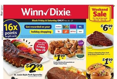 Winn Dixie (AL, FL, GA, LA) Weekly Ad Flyer November 25 to December 2