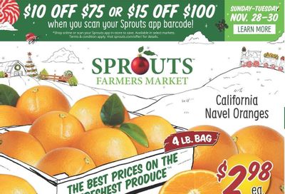 Sprouts Weekly Ad Flyer November 25 to December 2