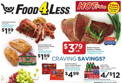 Food 4 Less (IL) Weekly Ad Flyer November 25 to December 2