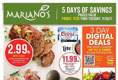 Mariano’s (IL) Weekly Ad Flyer November 25 to December 2