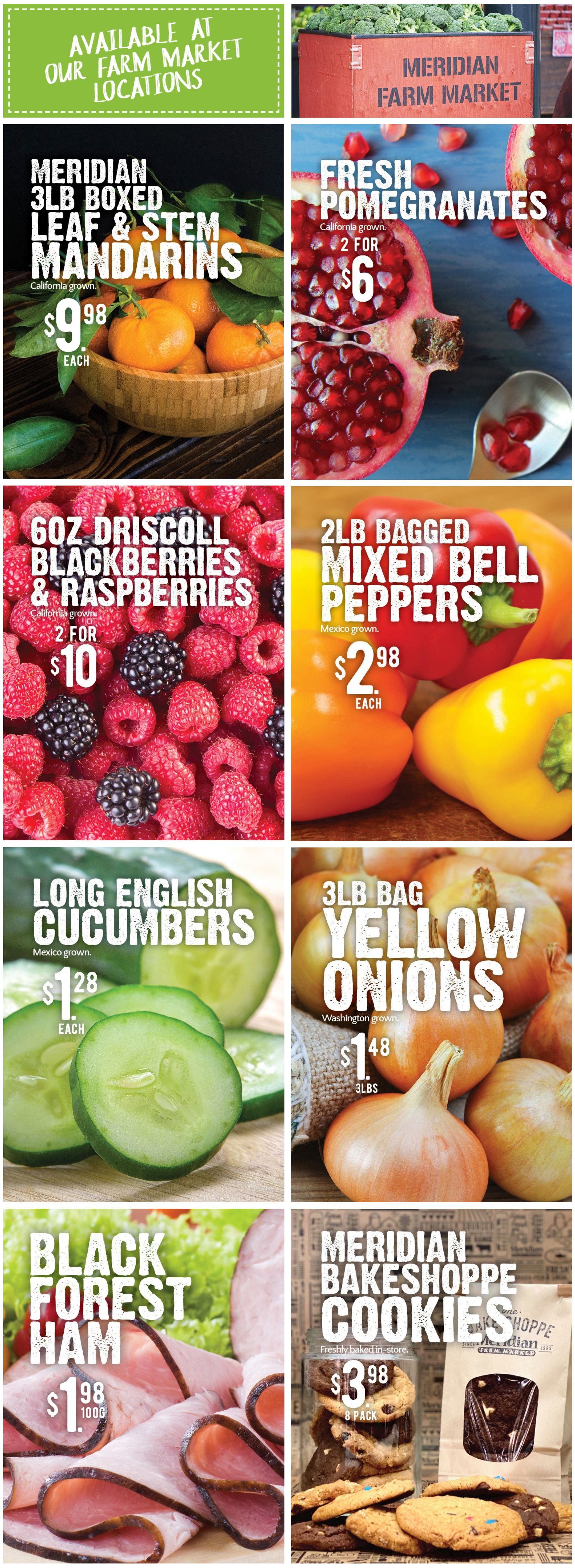 Meridian Farm Market Flyer November 25 to December 1st